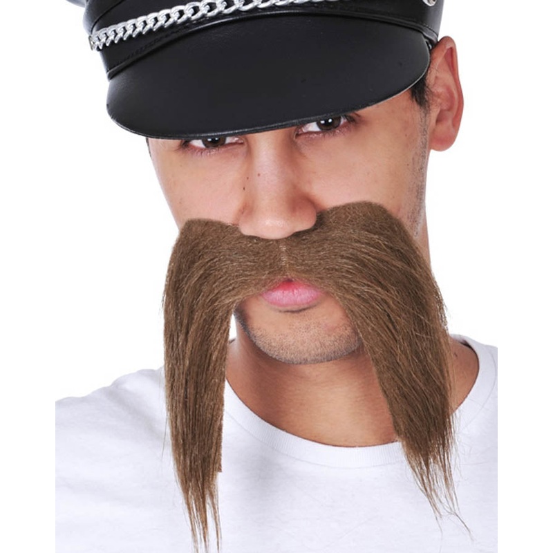 Long Brown Moustache