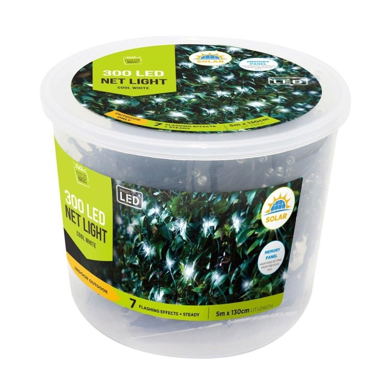 Solar Net Lights 300 Piece Cool White