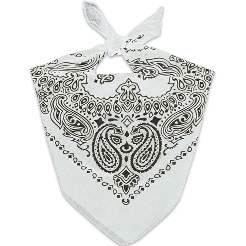 White Cowboy Bandana