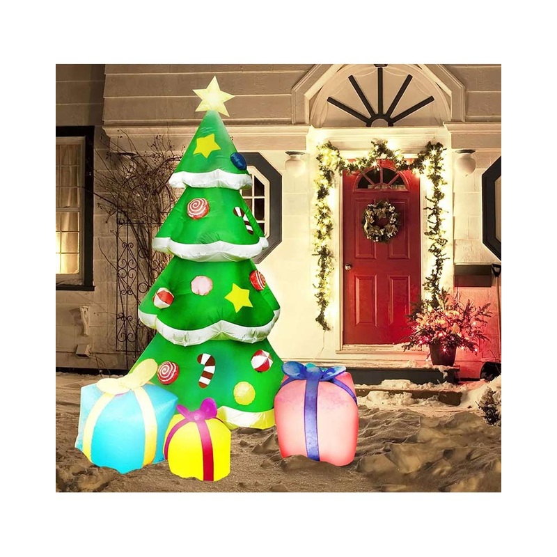 Christmas Tree with Presents Lawn Inflatable 2.1m