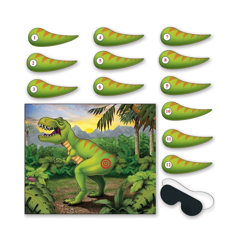 Dinosaur Pin the Tail on the Dinosaur