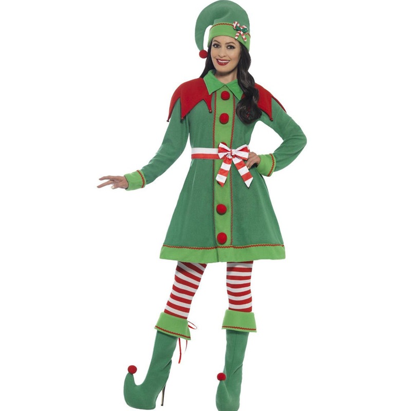 Miss Elf Deluxe Womens Christmas Costume