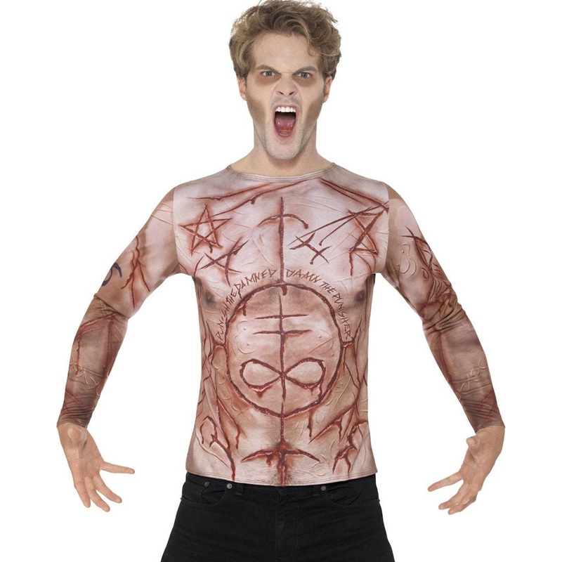 Mutilated Skin Mens Costume