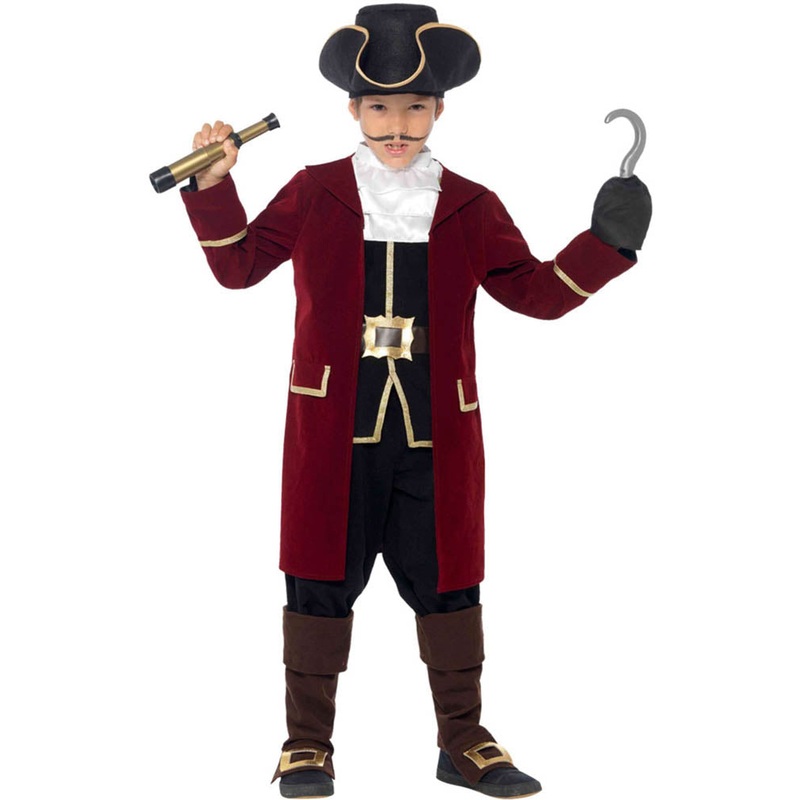 Pirate Captain Deluxe Boys Costume