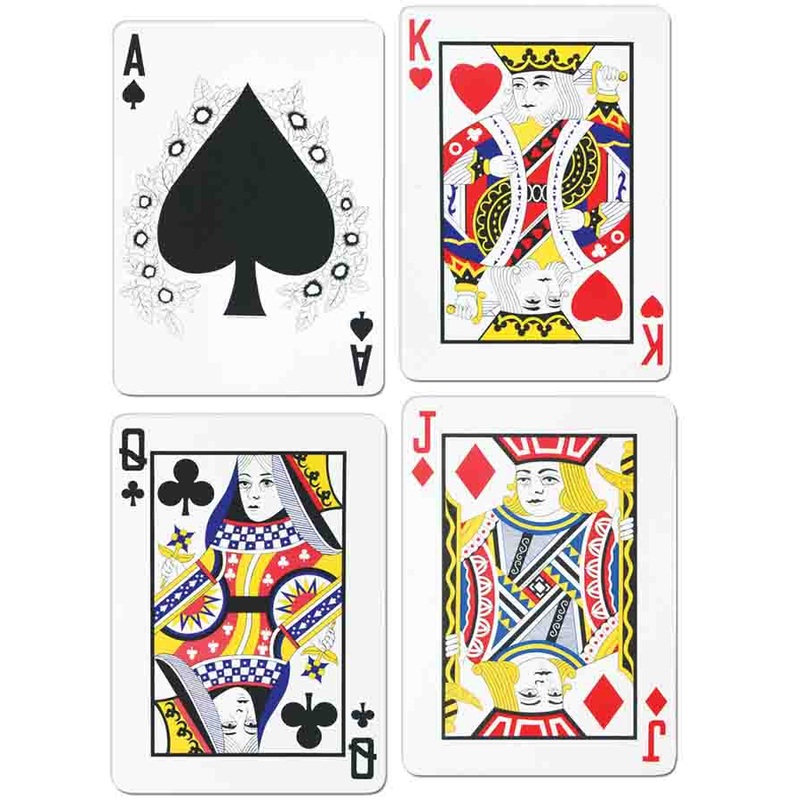 Playing Card Cutouts Pack of 2