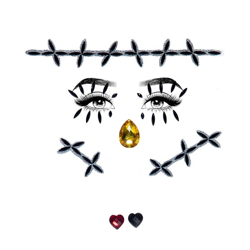 Stitches Adhesive Face Jewels