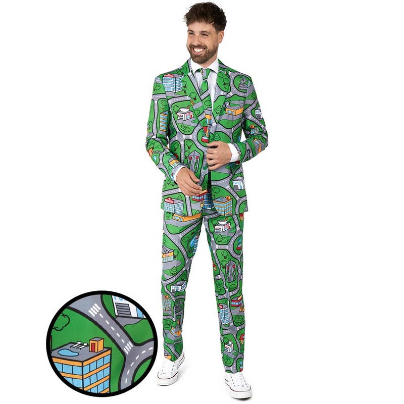 Carpet City Green Mens Suitmeister