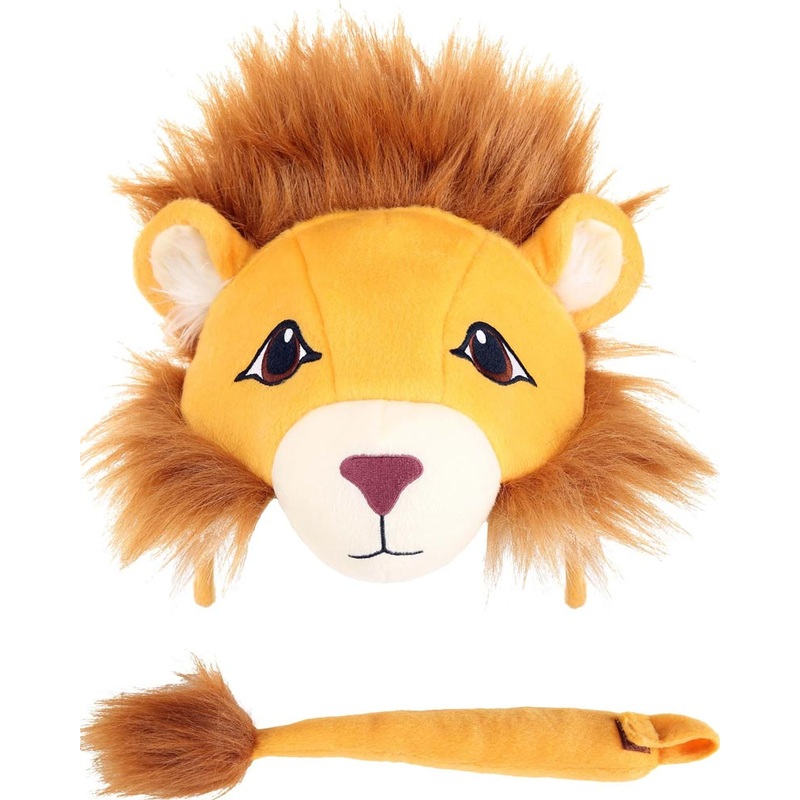 Lion Plush Headband and Tail Deluxe Set