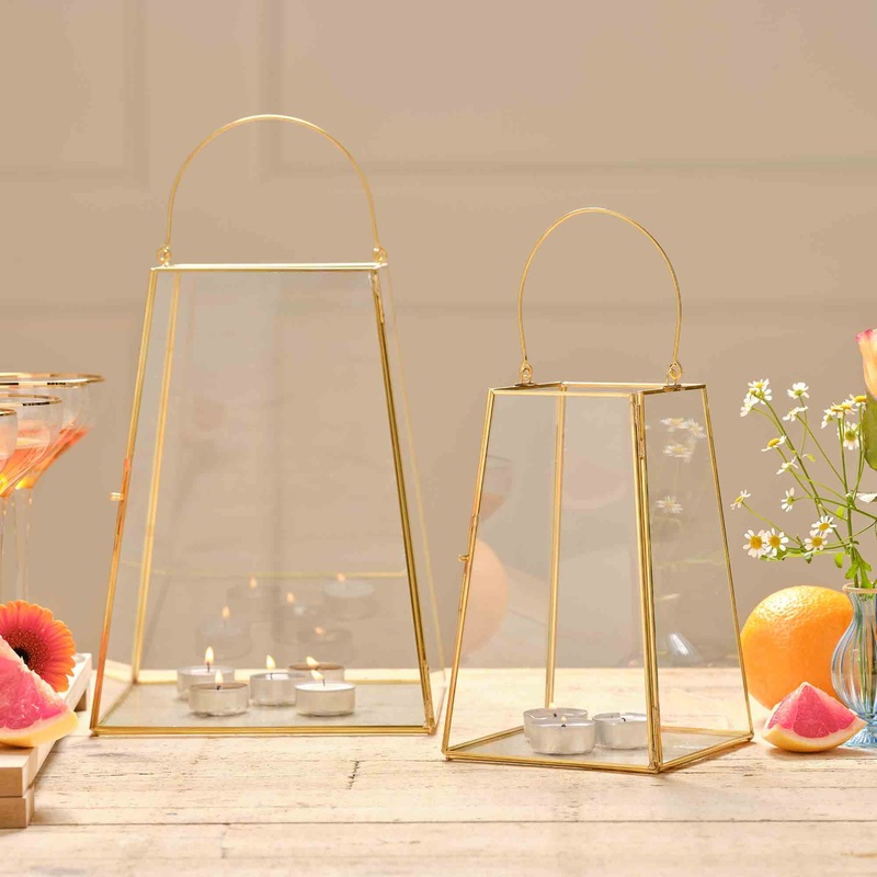 Love at first Spritz Hurricane Glass Candle Holder
