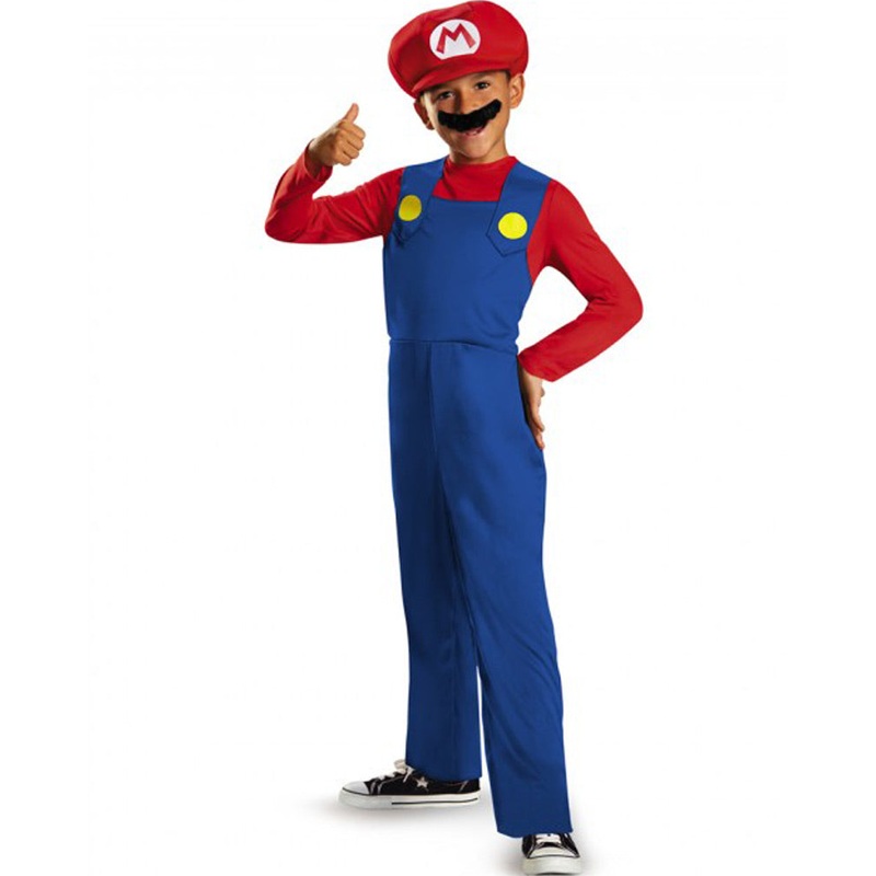 Super Mario Brothers Mario Classic Boys Costume