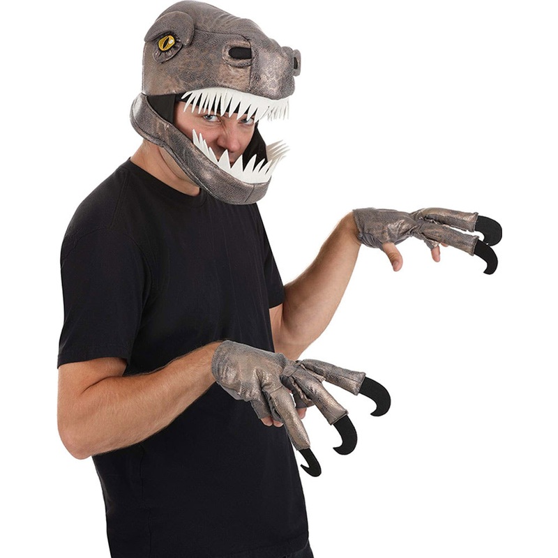 Velociraptor Jawesome Deluxe Hat and Gloves Set