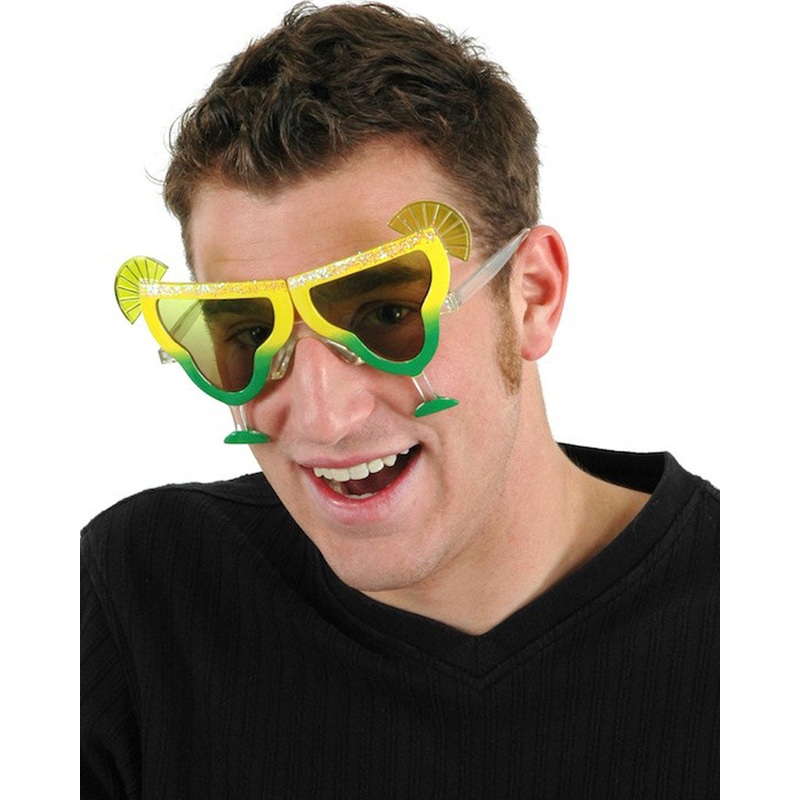 Yellow and Green Margarita Deluxe Glasses