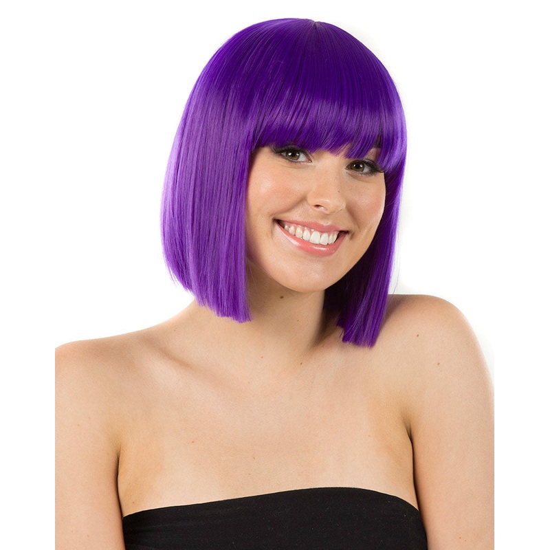 Fashion Deluxe Amethyst Purple Bob Wig