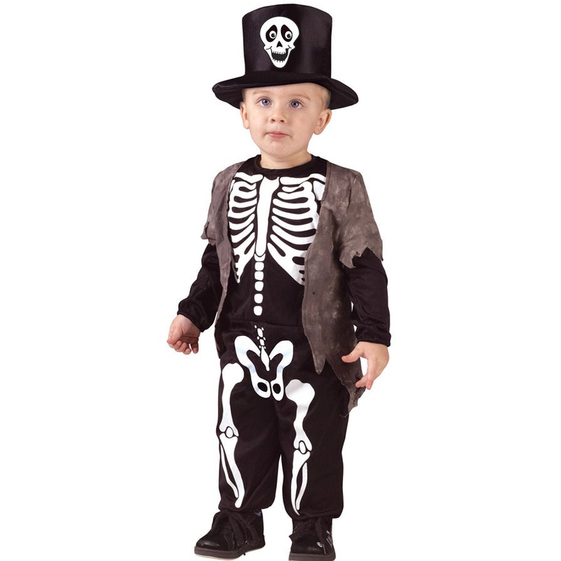 Happy Skeleton Boys Toddler Costume
