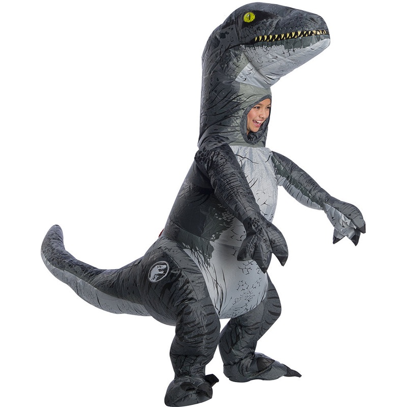 Jurassic World 2 Velociraptor Blue Inflatable Kids Costume
