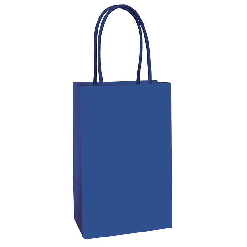Paper Kraft Bag Bright Royal Blue