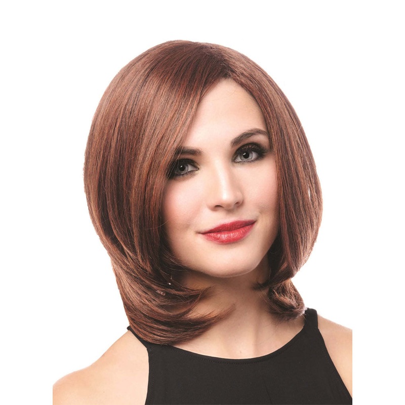 Sleek Auburn Bob Wig