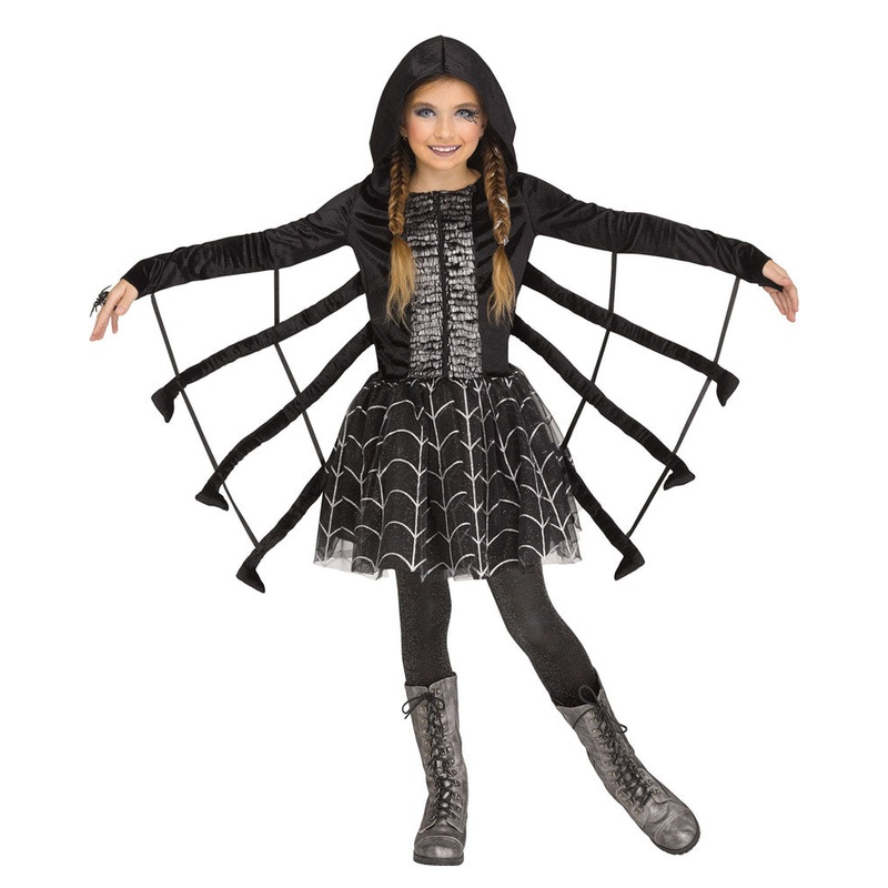 Sparkling Spider Girls Costume