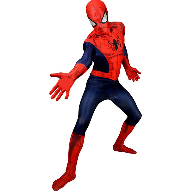 Spiderman Morphsuit Mens Costume