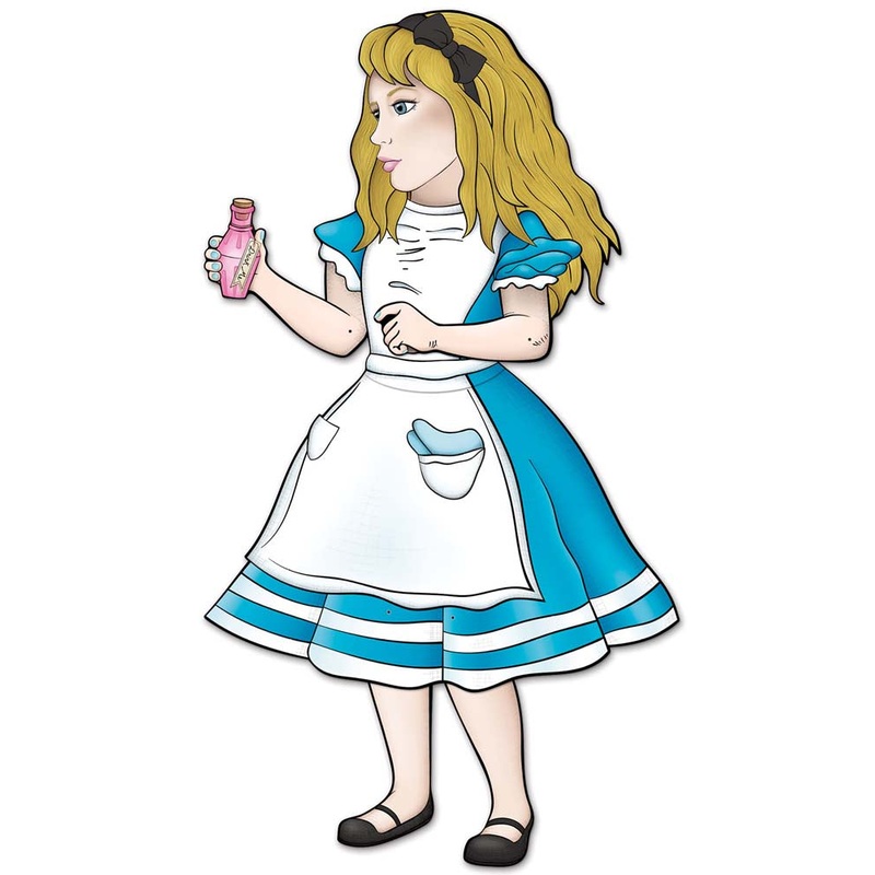 Alice in Wonderland Jointed Alice Cutout 91.5cm