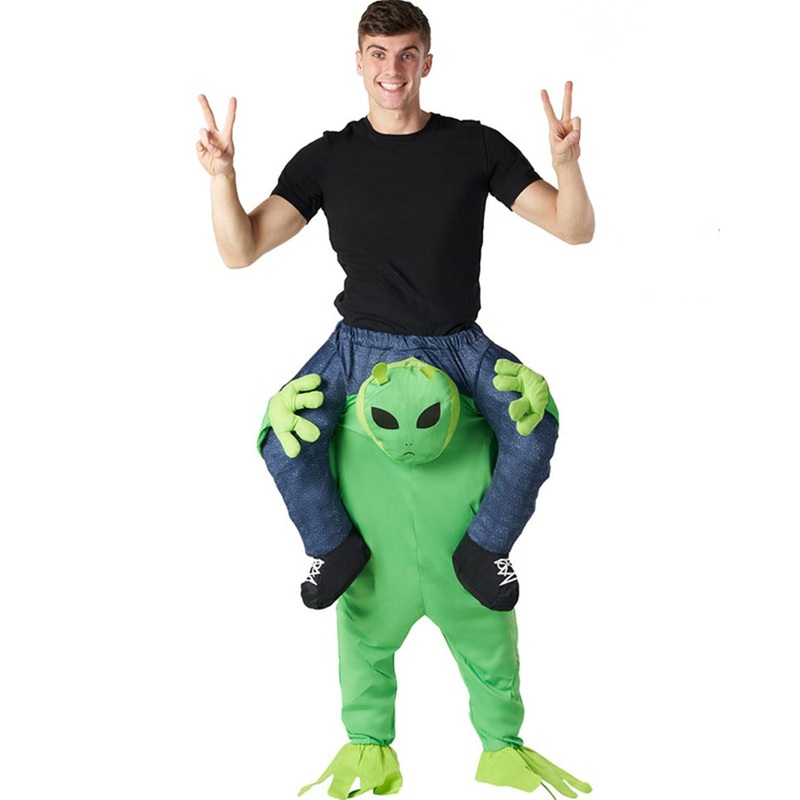 Alien Piggyback Mens Costume