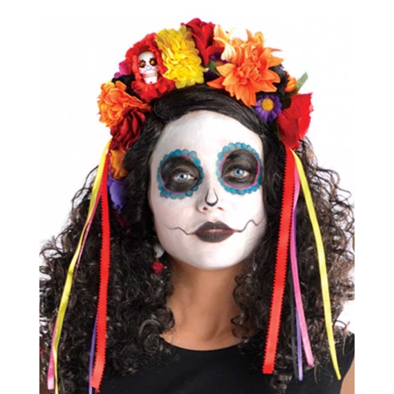 Day of the Dead Flower Headband