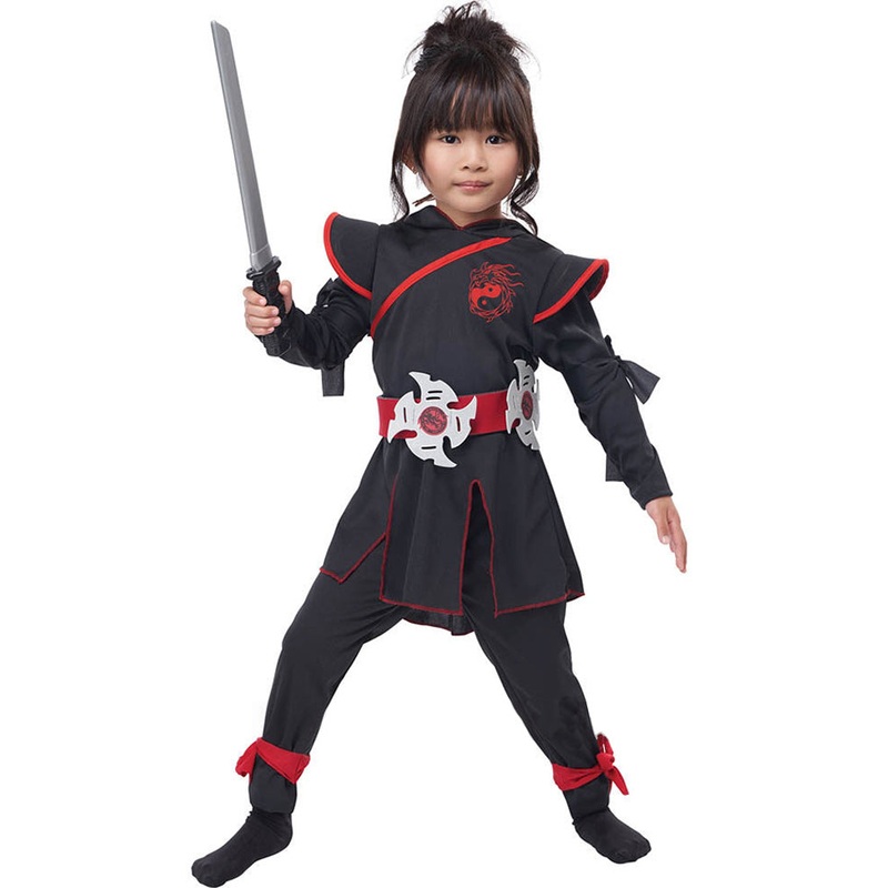 Lil Ninja Girls Toddler Costume