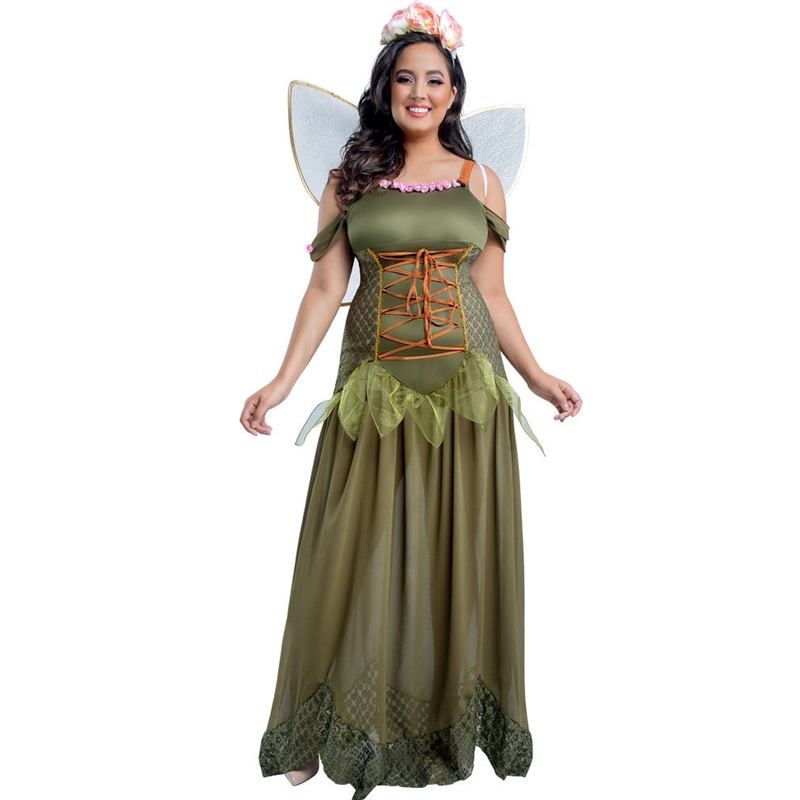 Rose Fairy Princess Womens Plus Size Costume