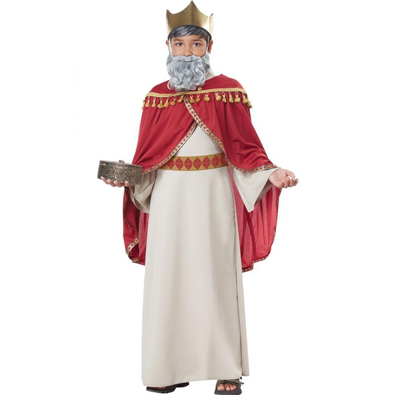 Three Wise Men King Melchior Deluxe Boys Christmas Costume