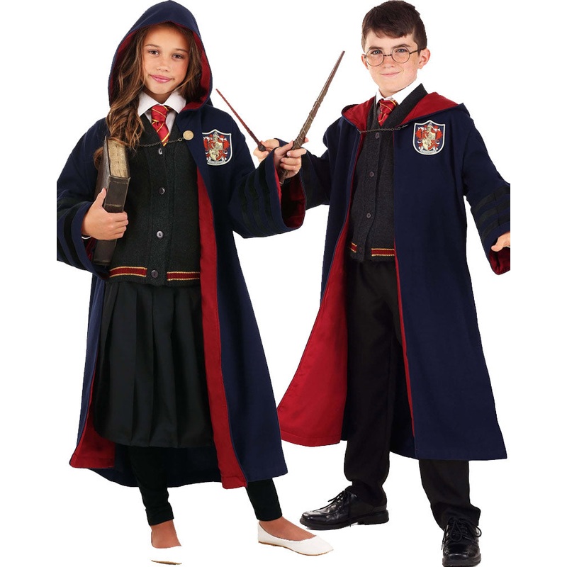 1920s Hogwarts Gryffindor Kids Costume Robe