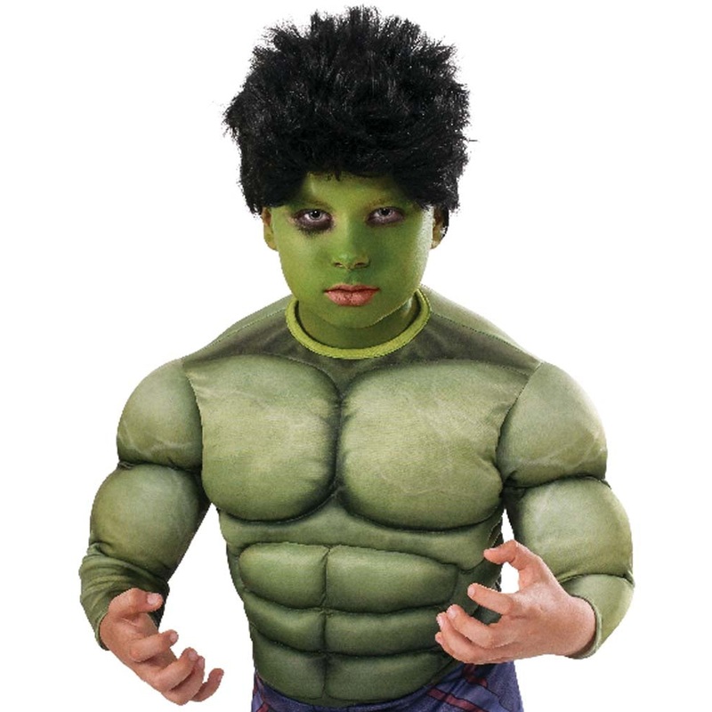 Avengers Age of Ultron Hulk Black Kids Wig