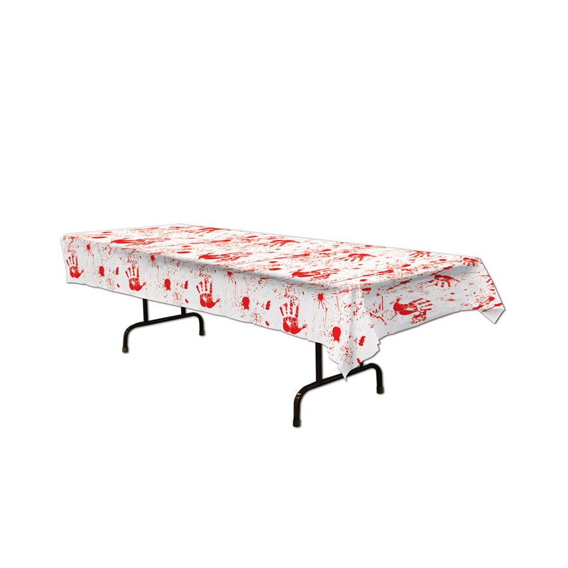 Bloody Handprints Tablecover 2.7m