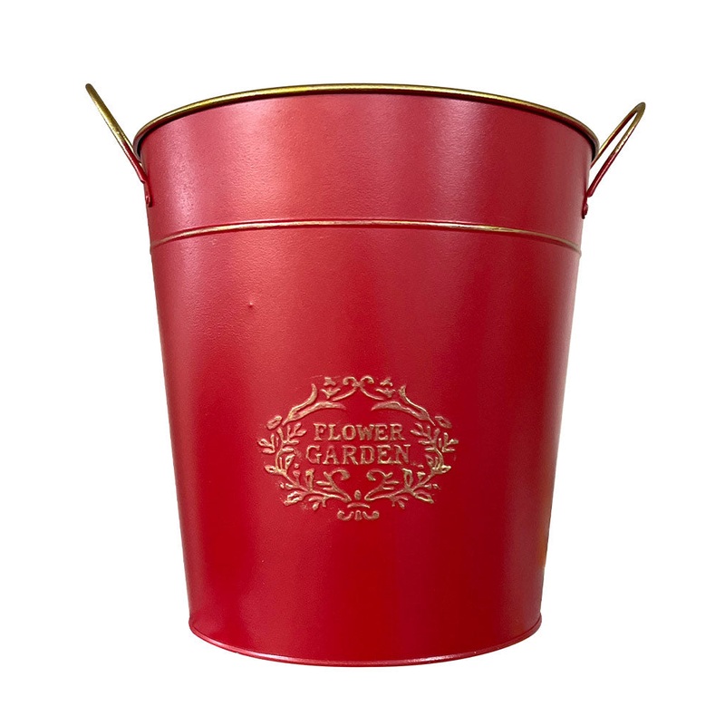 Christmas Iron Plant Pot 25cm