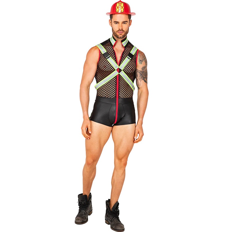 Fireman Fever Mens Costume