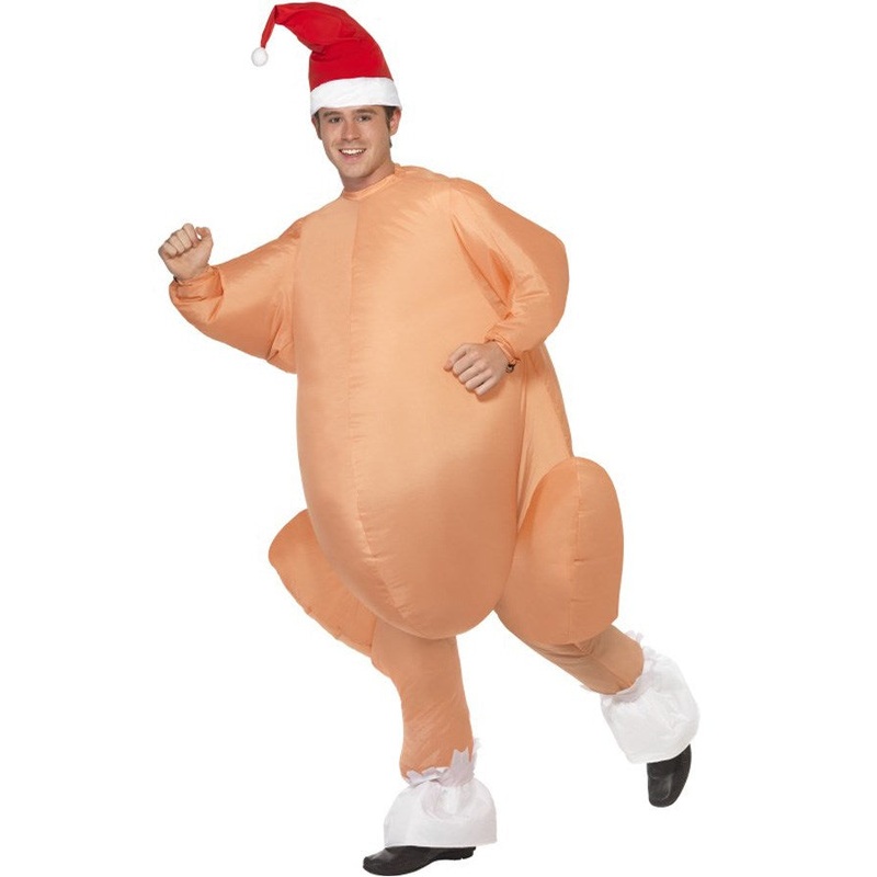 Inflatable Christmas Roast Turkey Adult Costume