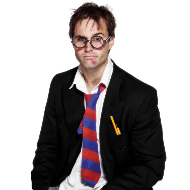 Red and Blue School Tie