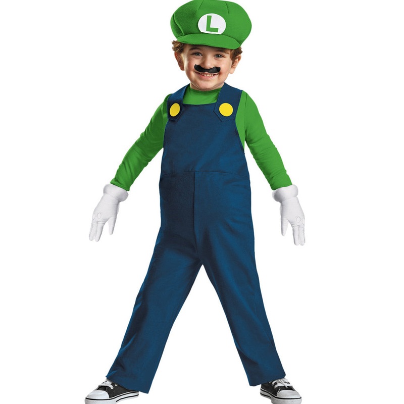 Super Mario Brothers Luigi Classic Toddler Costume