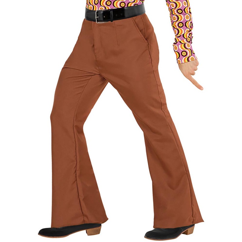 70s Groovy Brown Mens Pants