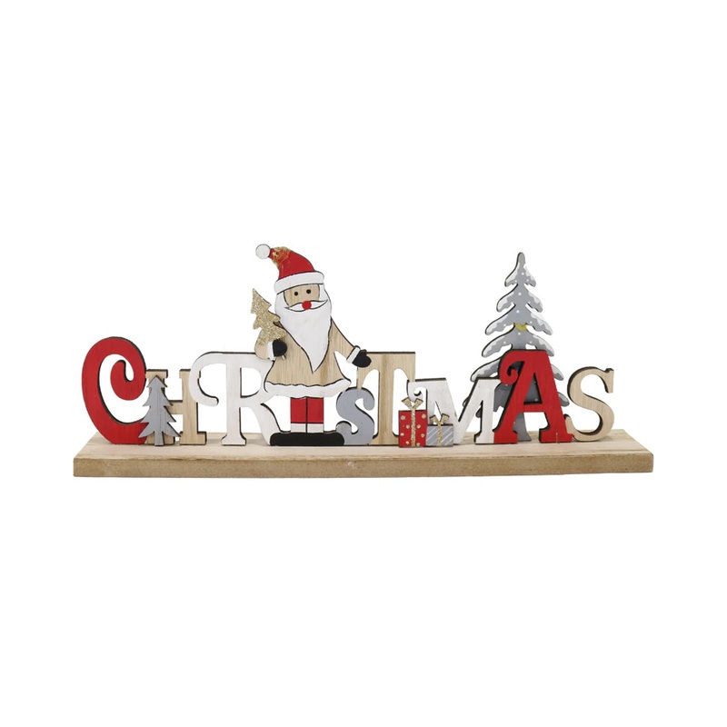 Christmas Santa Table Sign 29cm
