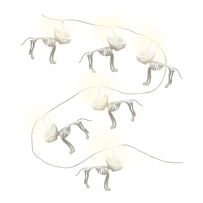 Hell Hound Skeleton Light Up Garland 1.3m