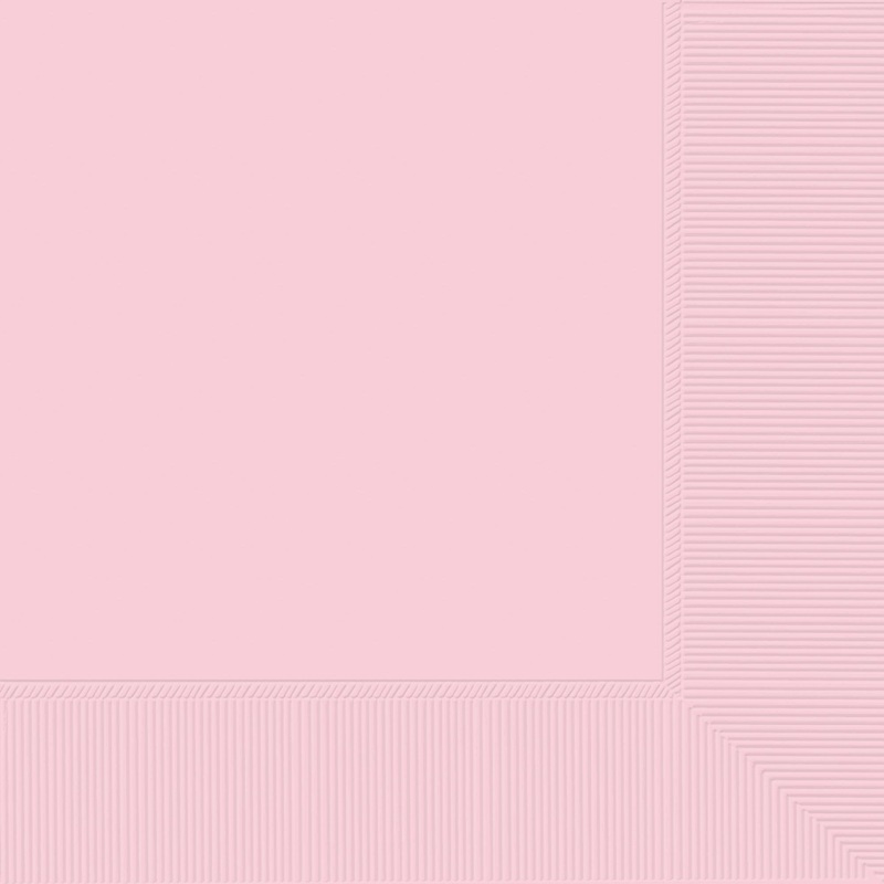 Lunch Napkins 50 Pack 2 Ply Blush Pink Pack of 50