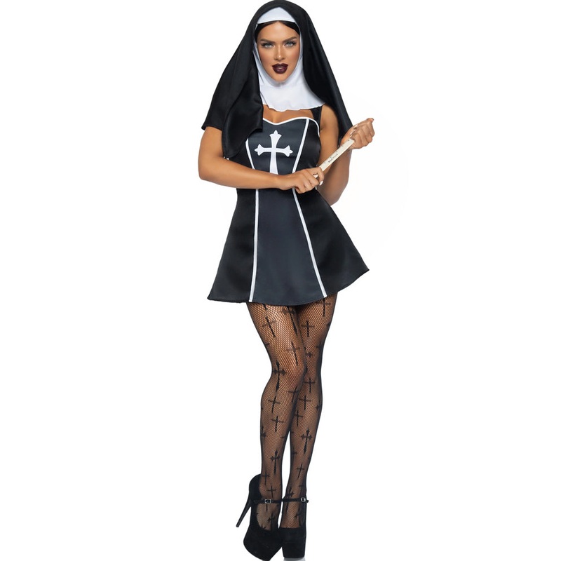 Naughty Nun Sexy Womens Costume