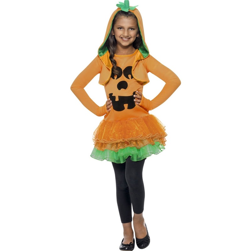 Pumpkin Tutu Dress Girls Costume