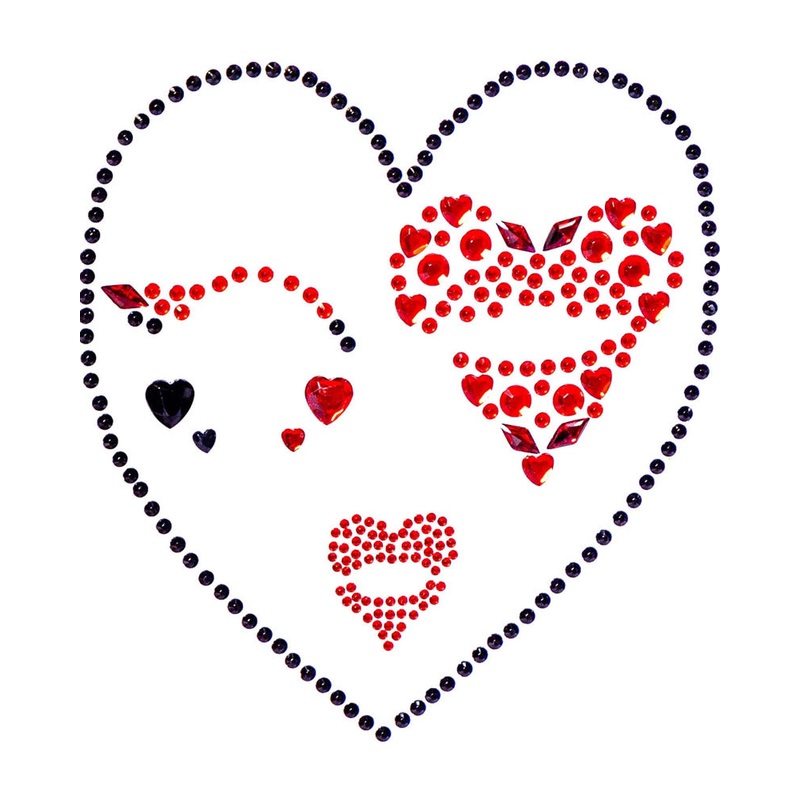 Queen Adhesive Face Jewels Sticker