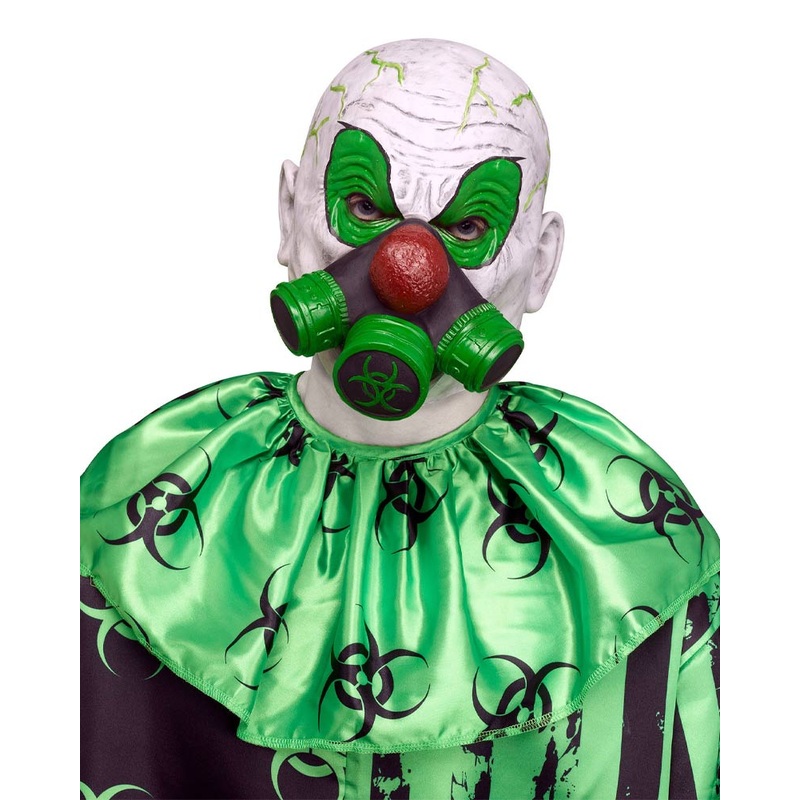 Toxic Clown Latex Mask