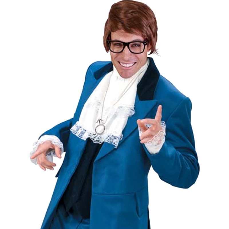 1960s Groovy Man Cuffs Collar and Medallion Set