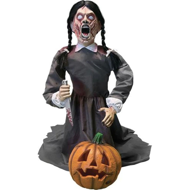Animated Lunging Pumpkin Carver Prop 91cm (US PLUG)
