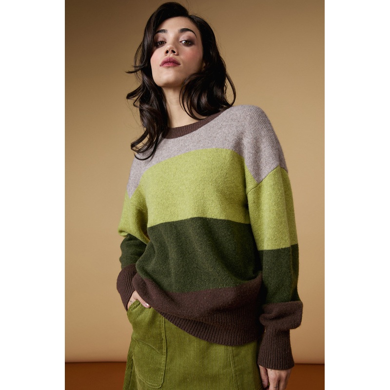 Arla Stripe Knit Jumper