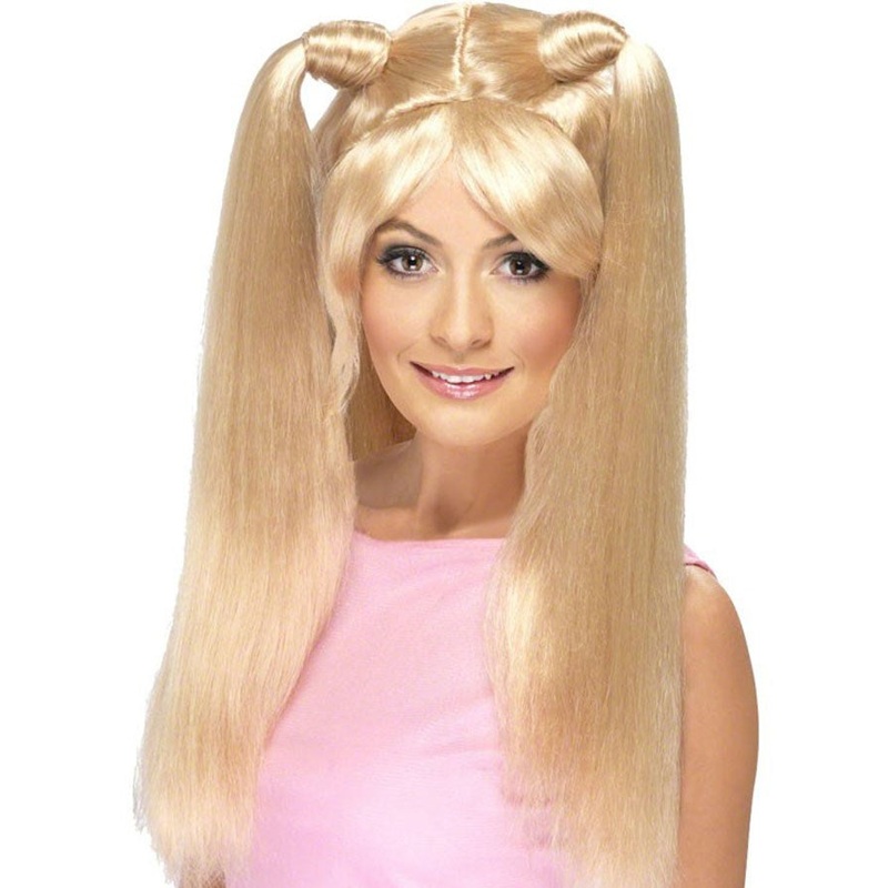 Baby Spice Blonde Pigtails Wig