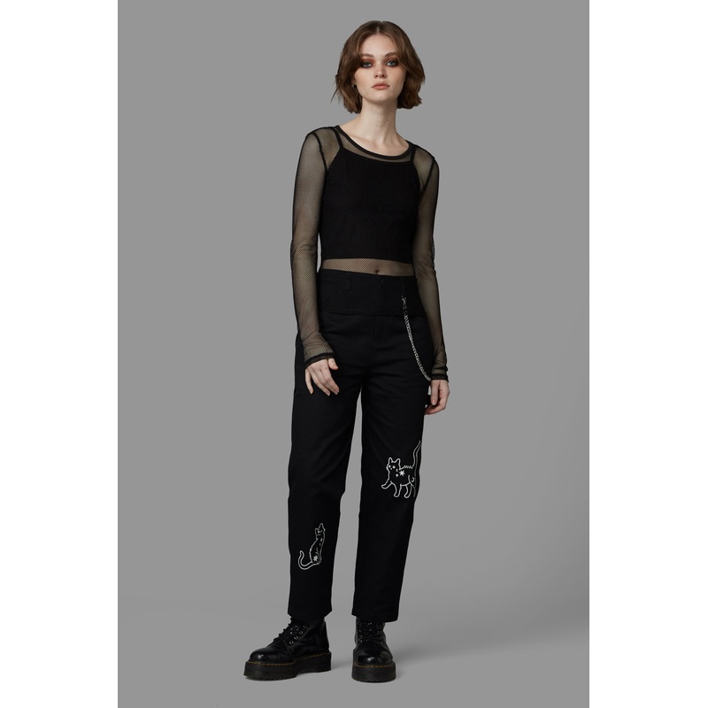 Dead Inside Mesh Top